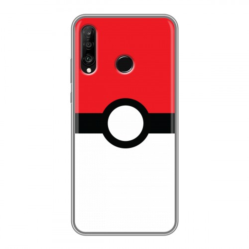 Дизайнерский силиконовый с усиленными углами чехол для Huawei P30 Lite Pokemon Go