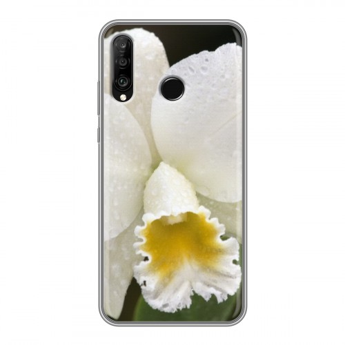 Дизайнерский силиконовый чехол для Huawei P30 Lite Орхидеи