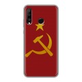 Дизайнерский силиконовый чехол для Huawei P30 Lite Флаг СССР