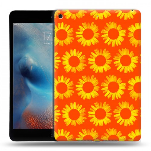 Дизайнерский силиконовый чехол для Ipad Mini (2019) Монохромные цветы