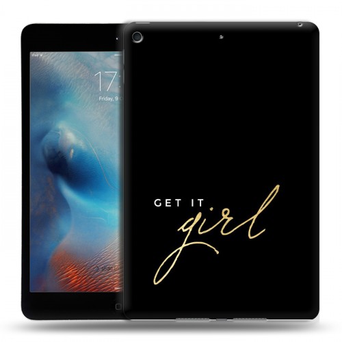 Дизайнерский силиконовый чехол для Ipad Mini (2019) Черное золото