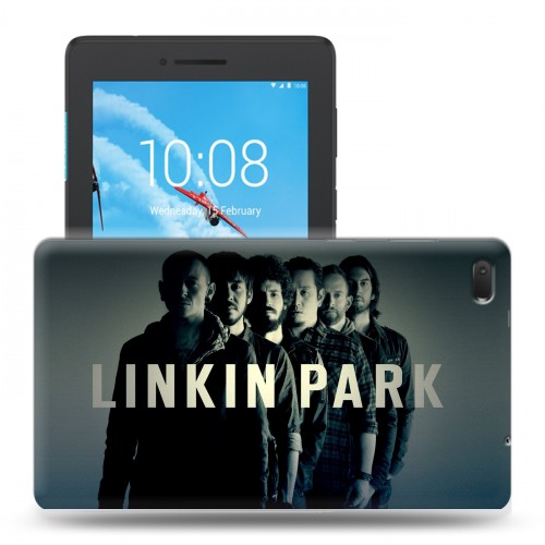 Дизайнерский силиконовый чехол для Lenovo Tab E7 Linkin Park