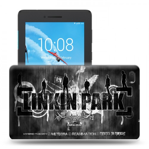 Дизайнерский силиконовый чехол для Lenovo Tab E7 Linkin Park