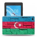 Дизайнерский силиконовый чехол для Lenovo Tab E7 Флаг Азербайджана