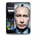 Дизайнерский пластиковый чехол для Alcatel One Touch Idol Ultra В.В.Путин