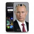 Дизайнерский пластиковый чехол для Alcatel One Touch Idol Ultra В.В.Путин