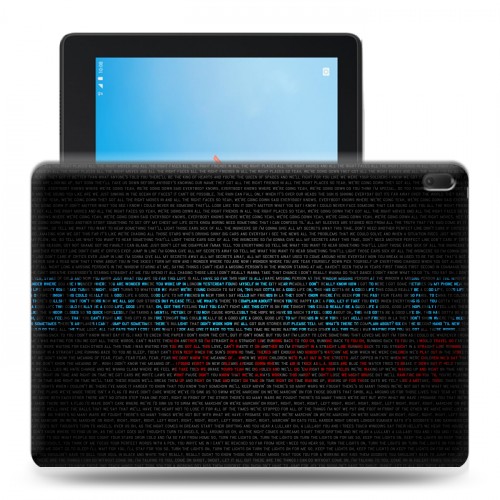 Дизайнерский силиконовый чехол для Lenovo Tab E10 OneRepublic
