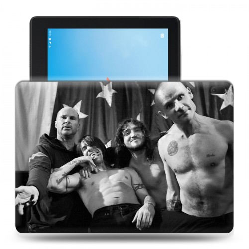 Дизайнерский силиконовый чехол для Lenovo Tab E10 Red Hot Chili Peppers