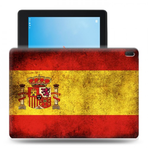 Дизайнерский силиконовый чехол для Lenovo Tab E10 флаг Испании