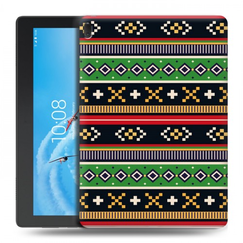 Дизайнерский силиконовый чехол для Lenovo Tab E10 Этнические мотивы