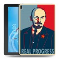 Дизайнерский силиконовый чехол для Lenovo Tab E10 Владимир Ленин