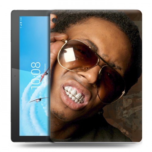 Дизайнерский силиконовый чехол для Lenovo Tab M10 Lil Wayne