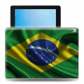 Дизайнерский силиконовый чехол для Lenovo Tab P10 флаг Бразилии