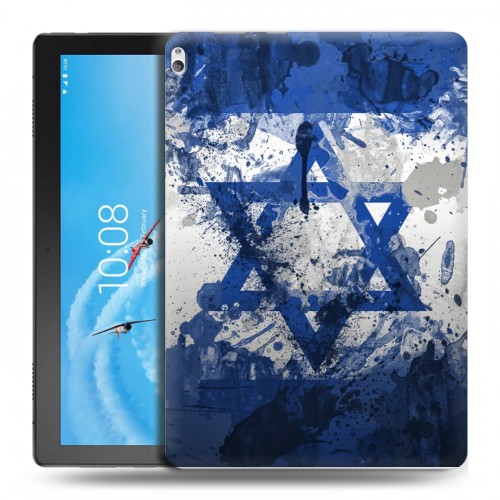 Дизайнерский силиконовый чехол для Lenovo Tab P10 Флаг Израиля