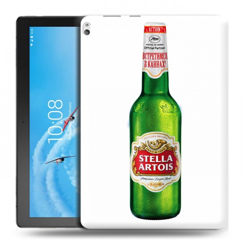 Дизайнерский силиконовый чехол для Lenovo Tab P10 Stella Artois