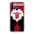 Дизайнерский силиконовый чехол для Huawei Honor 10i Wolfenstein