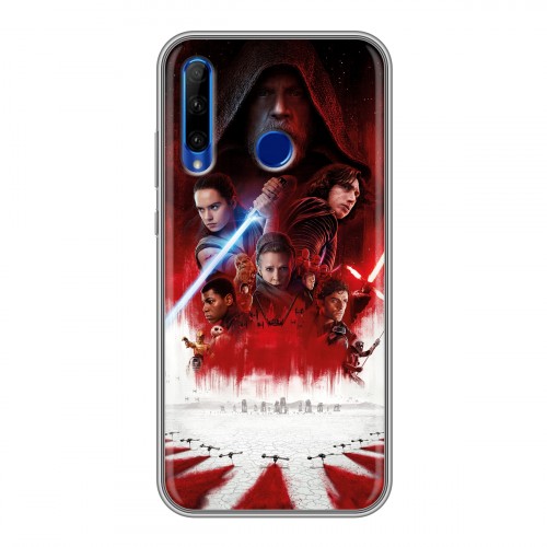 Дизайнерский силиконовый чехол для Huawei Honor 10i Star Wars : The Last Jedi