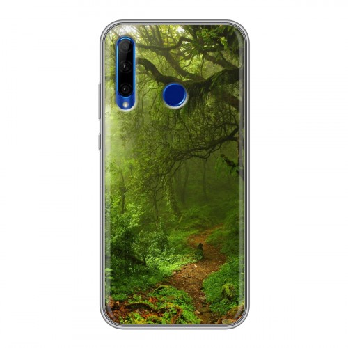 Дизайнерский силиконовый чехол для Huawei Honor 10i лес