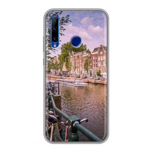 Дизайнерский силиконовый чехол для Huawei Honor 10i амстердам