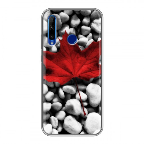 Дизайнерский силиконовый чехол для Huawei Honor 10i флаг Канады