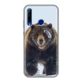 Дизайнерский силиконовый чехол для Huawei Honor 10i Медведь