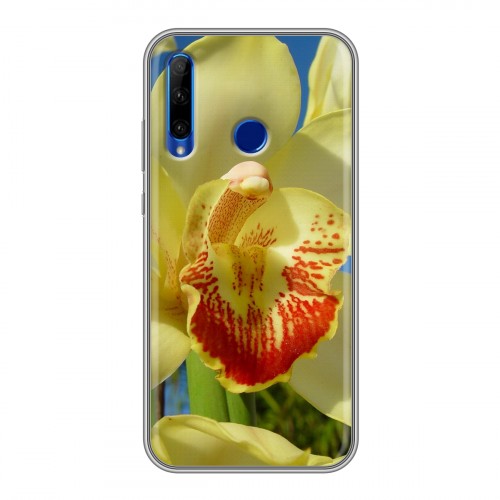 Дизайнерский силиконовый чехол для Huawei Honor 10i Орхидеи