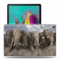 Дизайнерский силиконовый чехол для Samsung Galaxy Tab A 10.1 (2019) Слоны