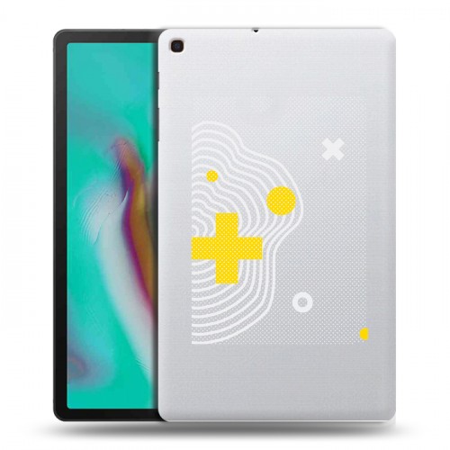 Полупрозрачный дизайнерский силиконовый чехол для Samsung Galaxy Tab A 10.1 (2019) Абстракции 1