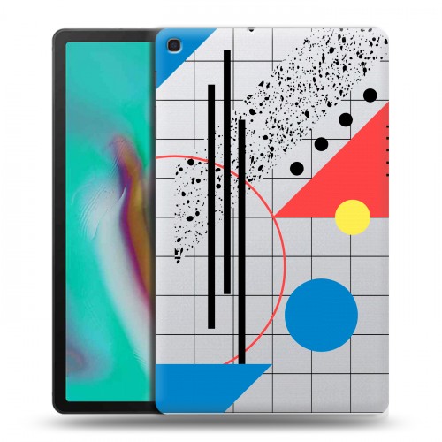 Полупрозрачный дизайнерский пластиковый чехол для Samsung Galaxy Tab A 10.1 (2019) Абстракции 3