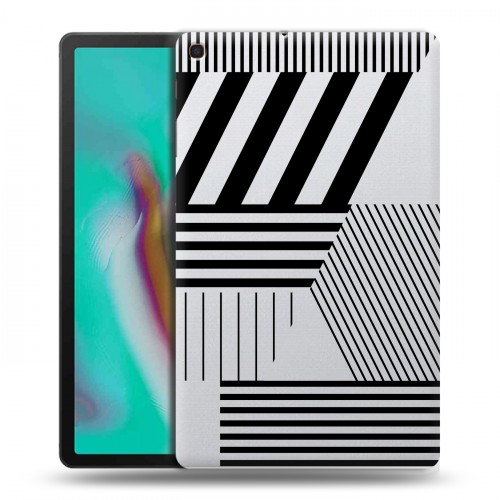 Полупрозрачный дизайнерский пластиковый чехол для Samsung Galaxy Tab A 10.1 (2019) Абстракции 1