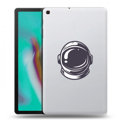 Полупрозрачный дизайнерский силиконовый чехол для Samsung Galaxy Tab A 10.1 (2019) Прозрачный космос