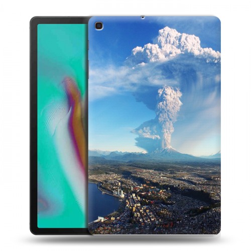 Дизайнерский силиконовый чехол для Samsung Galaxy Tab A 10.1 (2019) вулкан
