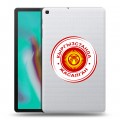 Полупрозрачный дизайнерский силиконовый чехол для Samsung Galaxy Tab A 10.1 (2019) флаг Киргизии