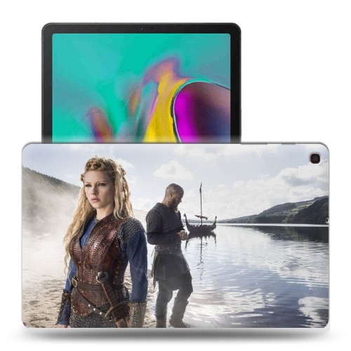 Дизайнерский силиконовый чехол для Samsung Galaxy Tab A 10.1 (2019) Викинги
