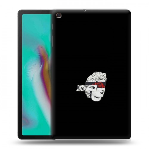 Дизайнерский силиконовый чехол для Samsung Galaxy Tab A 10.1 (2019) Минимализм на черном
