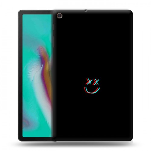 Дизайнерский силиконовый чехол для Samsung Galaxy Tab A 10.1 (2019) Минимализм на черном