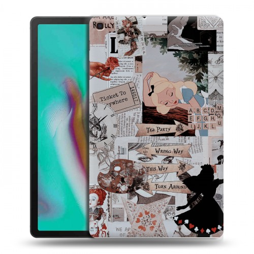 Дизайнерский силиконовый чехол для Samsung Galaxy Tab A 10.1 (2019) Коллаж
