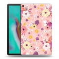 Дизайнерский силиконовый чехол для Samsung Galaxy Tab A 10.1 (2019) Причудливые цветы