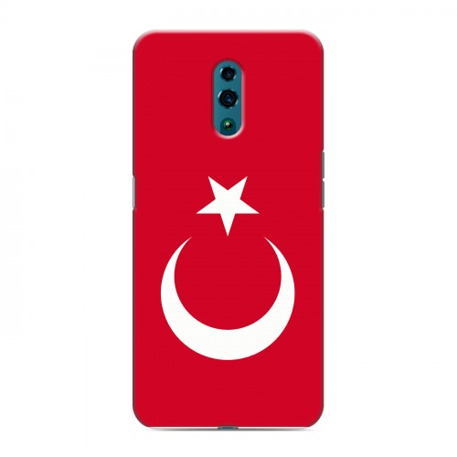 Дизайнерский пластиковый чехол для OPPO Reno Флаг Турции