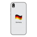 Дизайнерский силиконовый чехол для Huawei Honor 8s Флаг Германии
