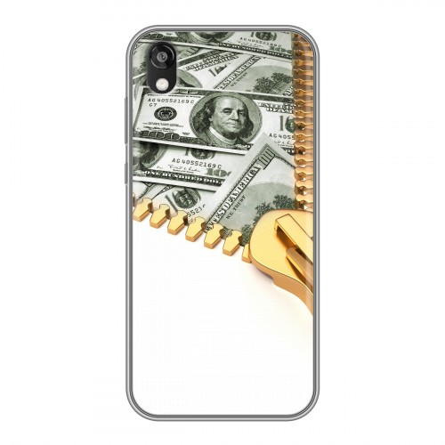 Дизайнерский силиконовый с усиленными углами чехол для Huawei Honor 8s Текстуры денег