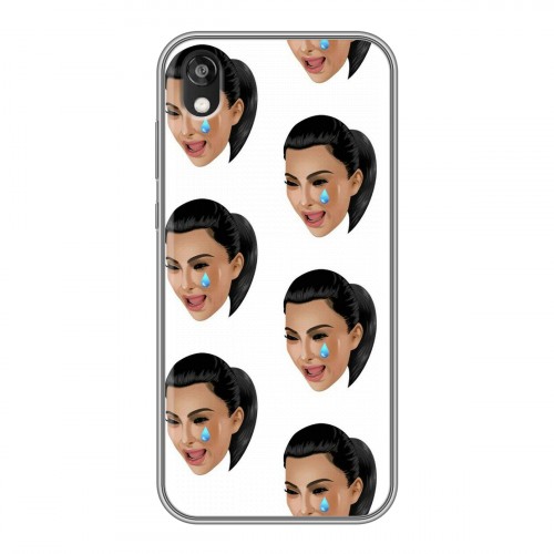 Дизайнерский силиконовый чехол для Huawei Honor 8s Ким Кардашьян