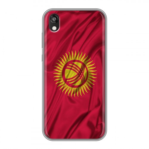 Дизайнерский силиконовый чехол для Huawei Honor 8s Флаг Киргизии