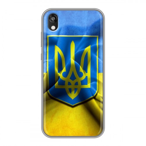 Дизайнерский силиконовый чехол для Huawei Honor 8s Флаг Украины