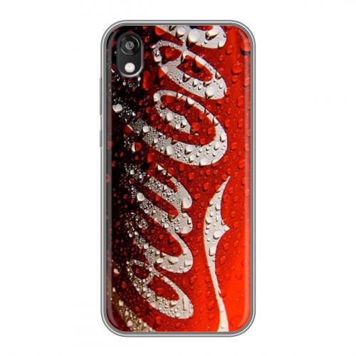Дизайнерский силиконовый чехол для Huawei Honor 8s Coca-cola
