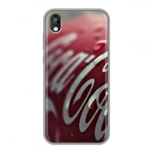 Дизайнерский силиконовый чехол для Huawei Honor 8s Coca-cola