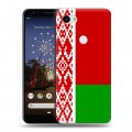 Дизайнерский пластиковый чехол для Google Pixel 3a XL Флаг Белоруссии
