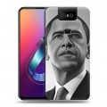 Дизайнерский пластиковый чехол для ASUS ZenFone 6 ZS630KL Барак Обама