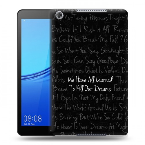 Дизайнерский силиконовый чехол для Huawei MediaPad M5 lite 8 Twenty One Pilots