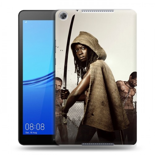 Дизайнерский силиконовый чехол для Huawei MediaPad M5 lite 8 ходячие мертвецы